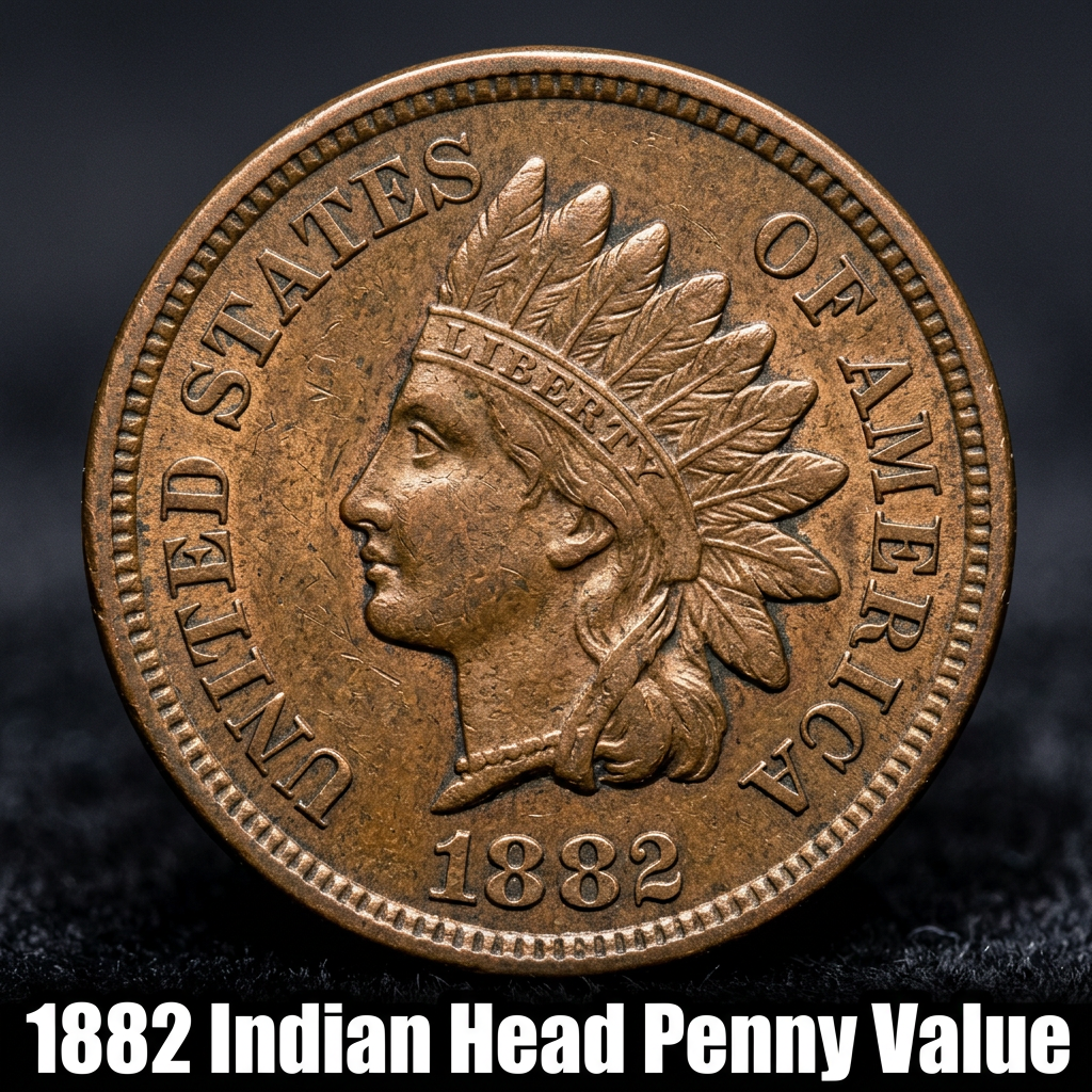 1882 Indian Head Penny Value and Price Guide for Collectors