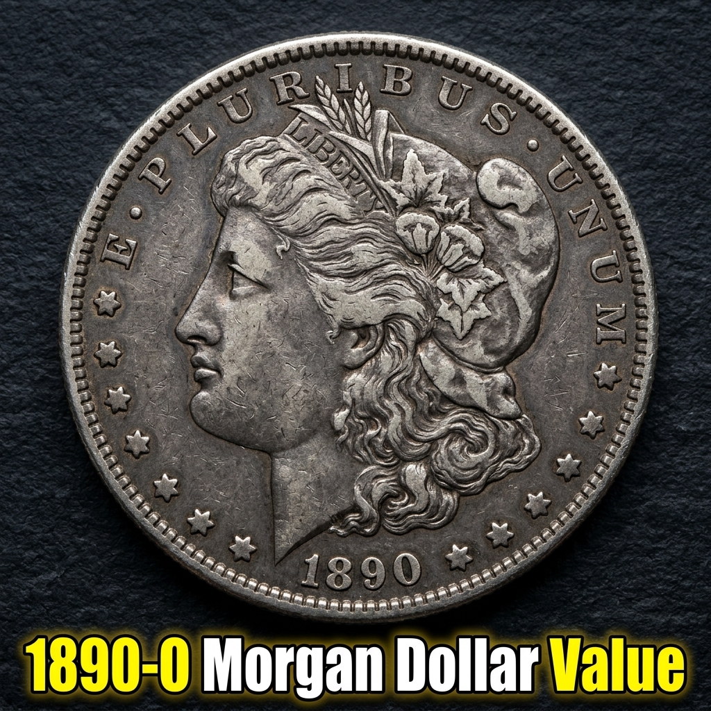 1890 O Morgan Silver Dollar Value and Price Guide for Collectors