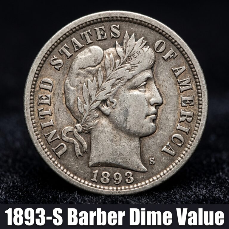 1893-S Barber Dime Value Guide and Market Worth