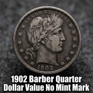 1902 Barber Quarter Value No Mint Mark Price Guide for Collectors
