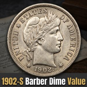 1902 S Barber Dime Value Guide and History
