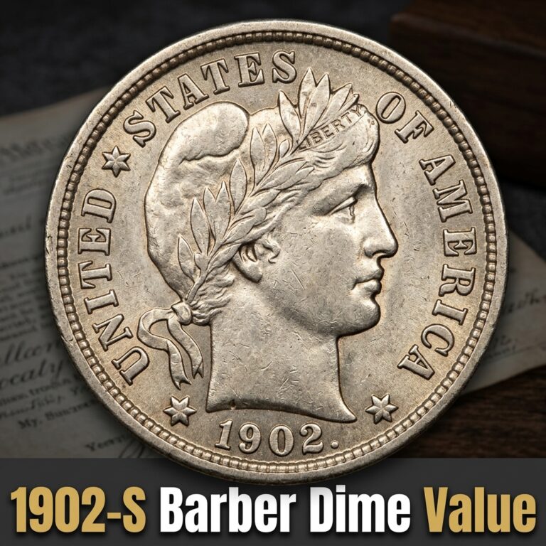 1902 S Barber Dime Value Guide and History
