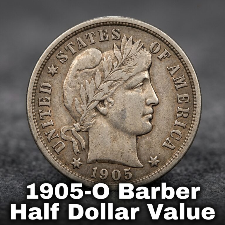 1905-O Barber Half Dollar Value Guide and Price Chart