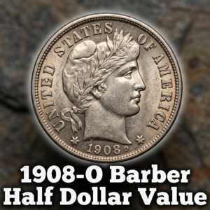 1908 O Barber Half Dollar Value Guide and Price Chart