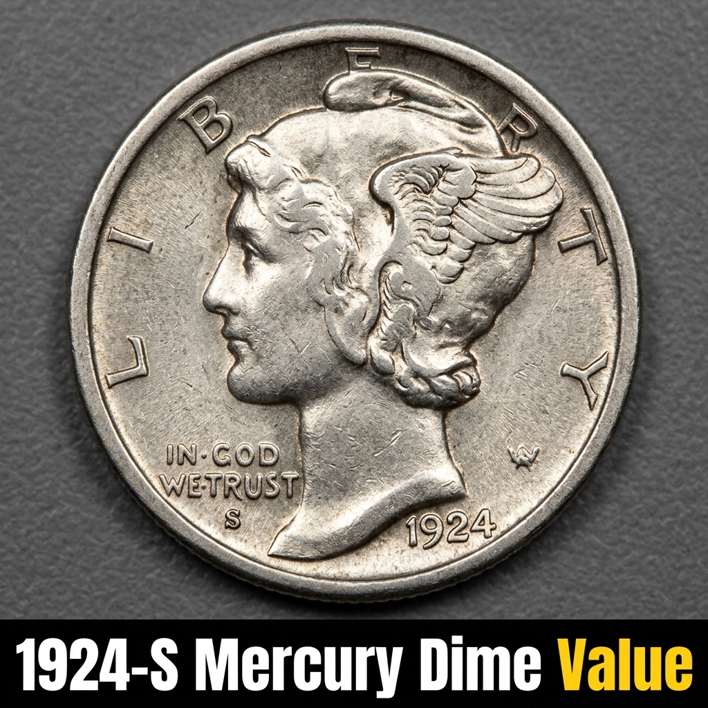 1924-S Mercury Dime Value and Pricing Guide for Collectors