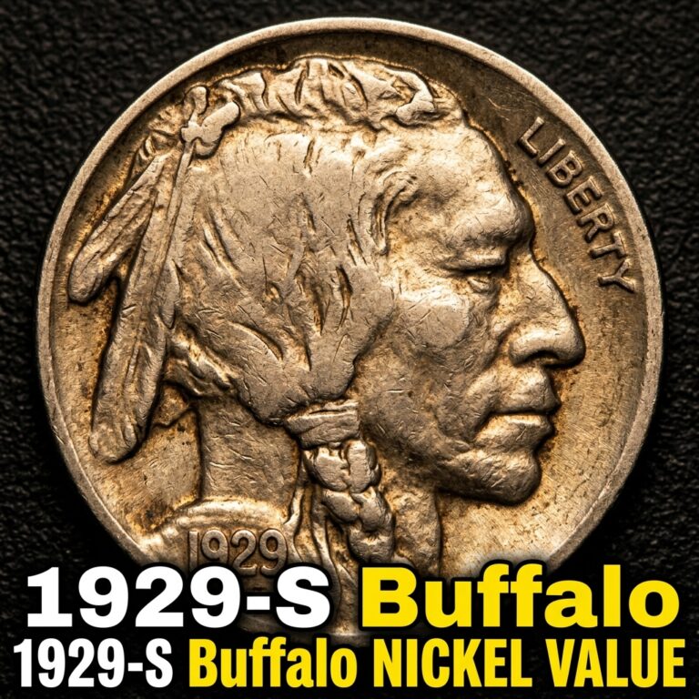 1929 S Buffalo Nickel Value Guide and Price Chart