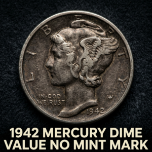 1942 Mercury Dime Value and Price Guide for Coins Without a Mint Mark
