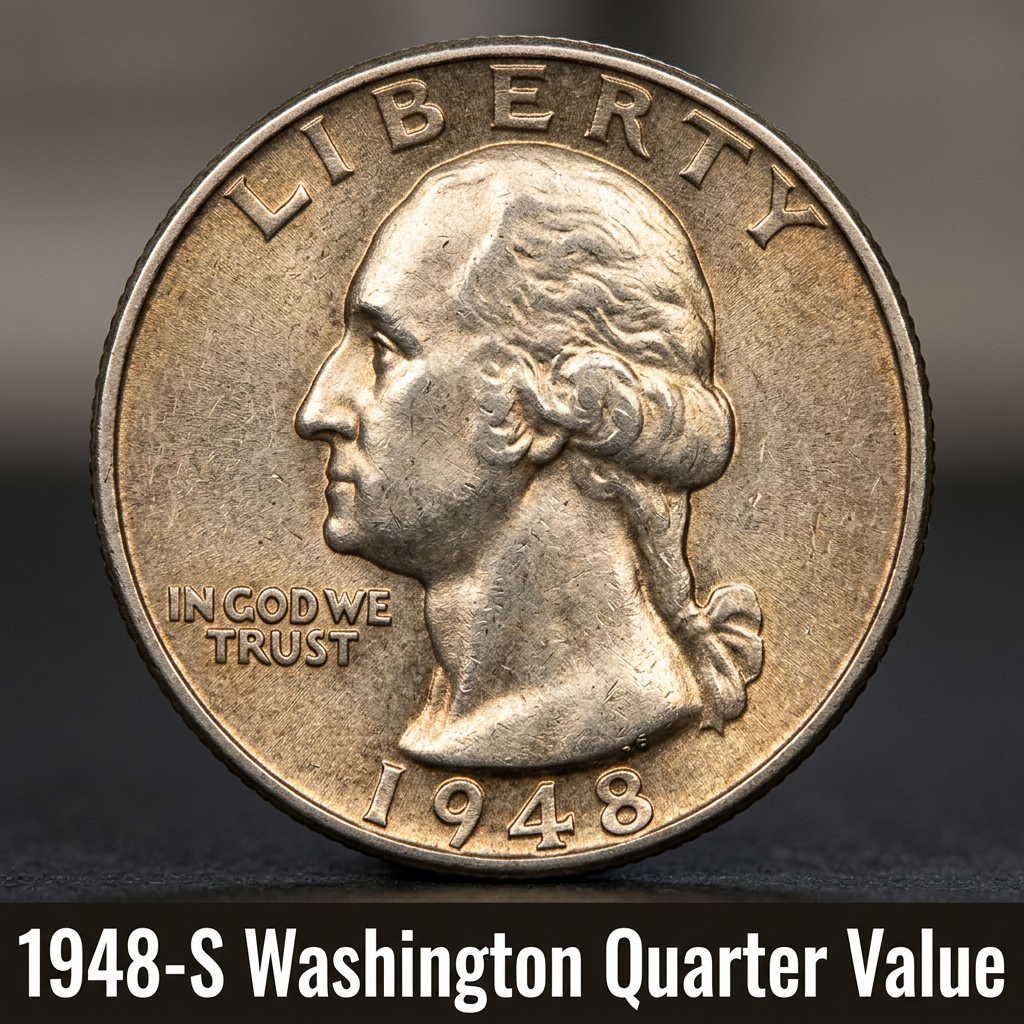 1948 S Washington Quarter Value and Price Guide for Collectors