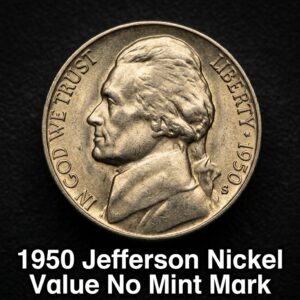 1950 Jefferson Nickel Value No Mint Mark Guide for Collectors and Beginners