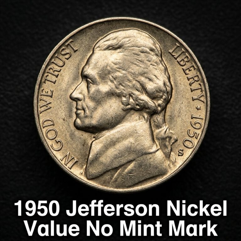 1950 Jefferson Nickel Value No Mint Mark Guide for Collectors and Beginners