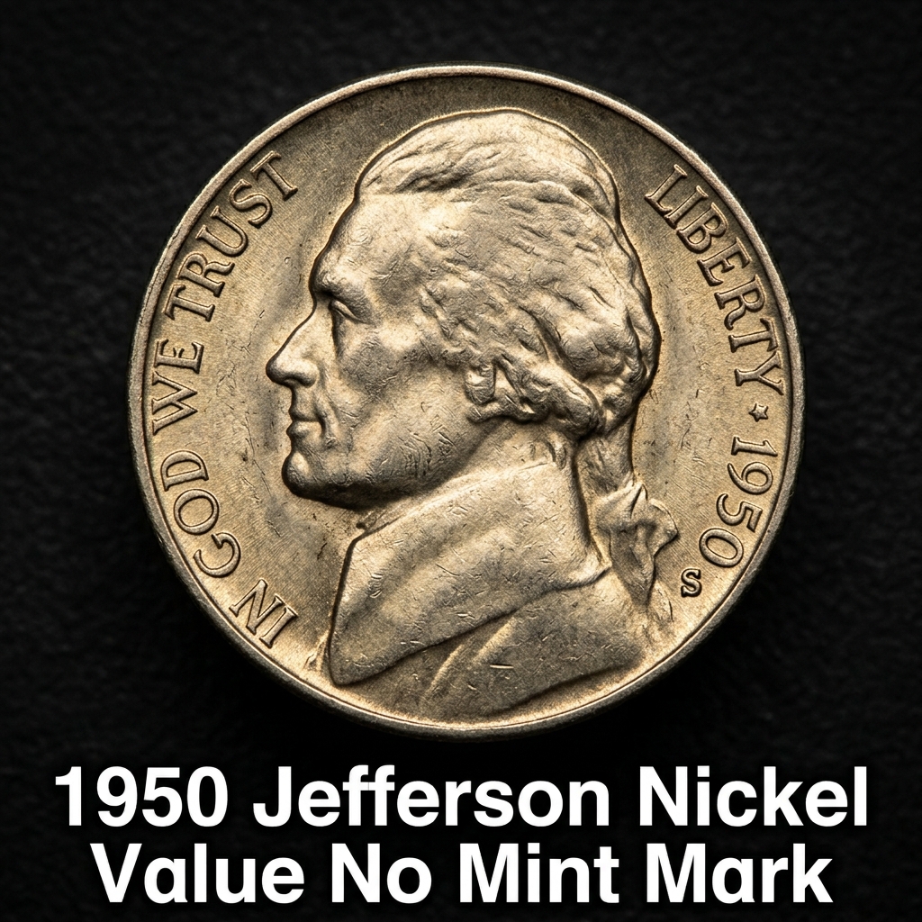 1950 Jefferson Nickel Value No Mint Mark Guide for Collectors and Beginners