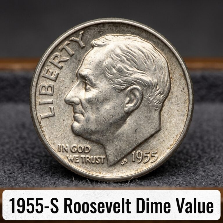 1955 S Roosevelt Dime Value Guide and History