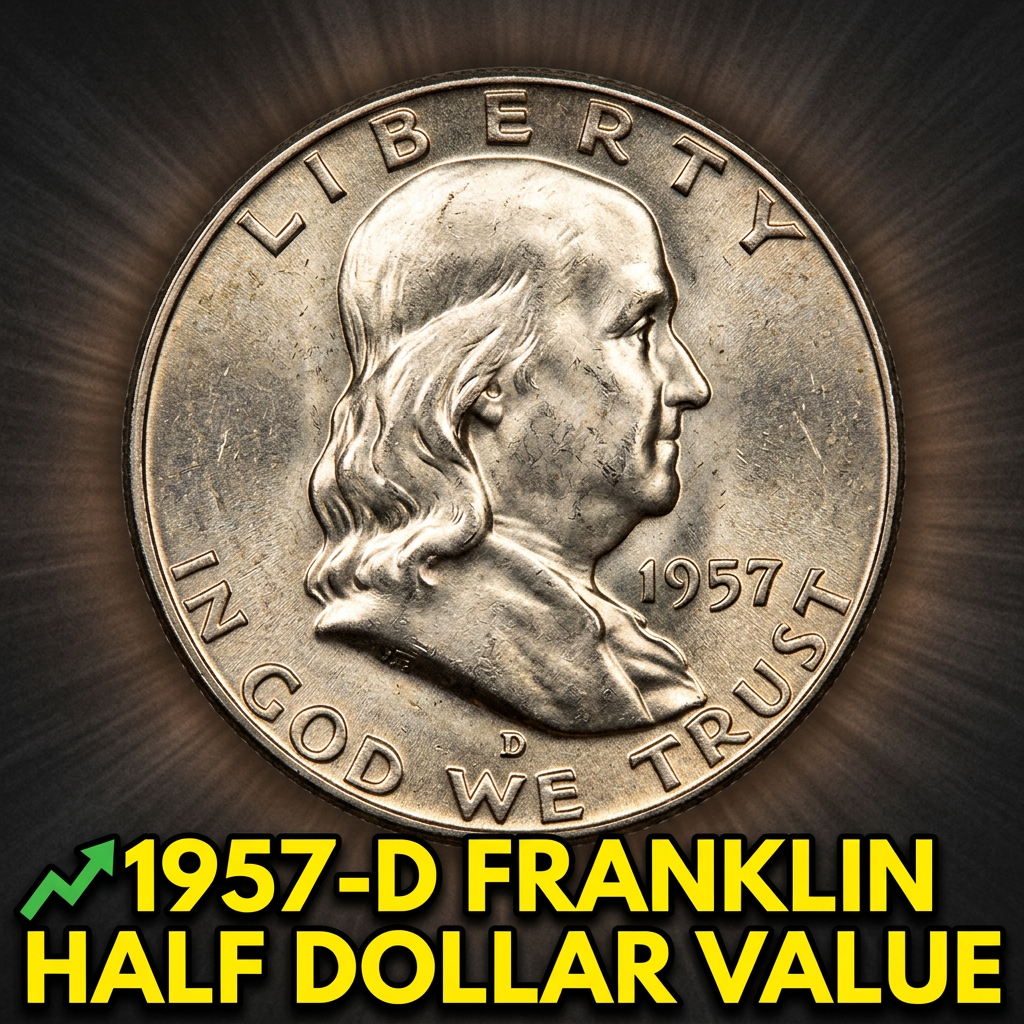 1957 D Franklin Half Dollar Value and Collector Price Guide