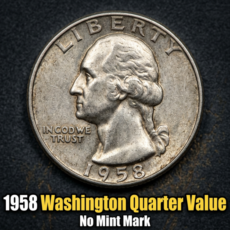 1958 Washington Quarter Value Without a Mint Mark and Collector Price Guide