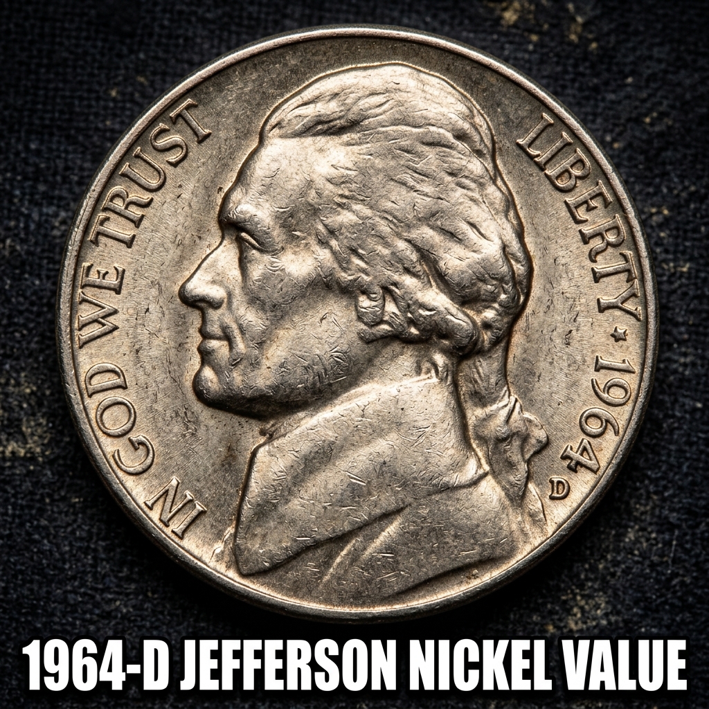 1964 D Jefferson Nickel Value and History for Collectors and Casual Finders