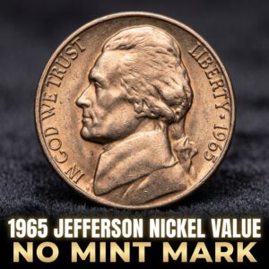 1965 Jefferson Nickel Value Guide and Rarity Without a Mint Mark