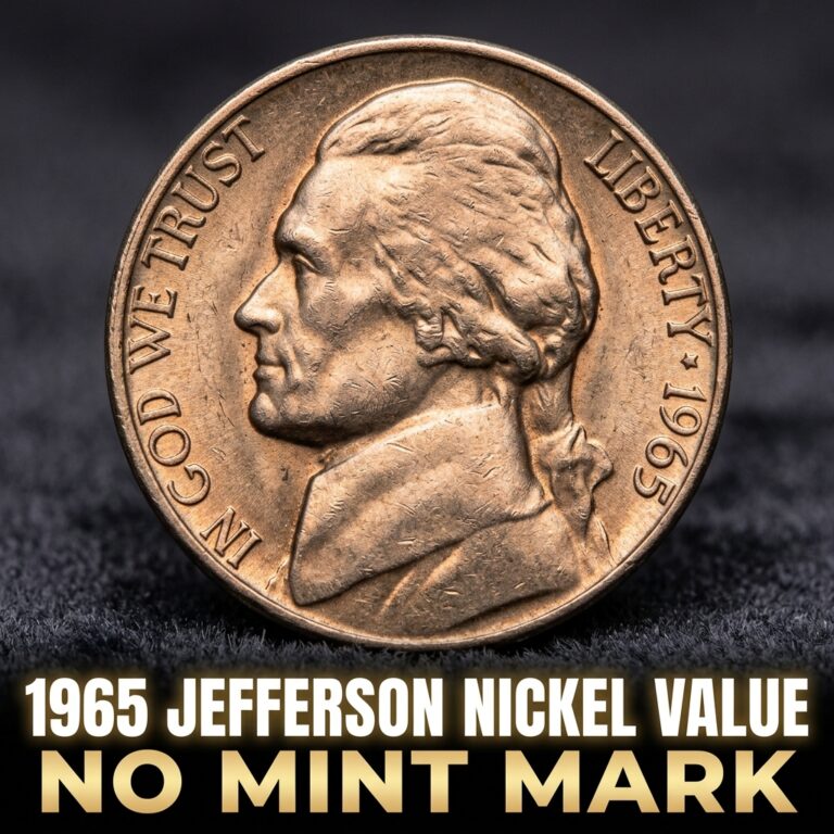 1965 Jefferson Nickel Value Guide and Rarity Without a Mint Mark