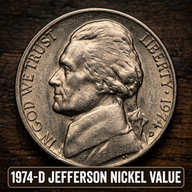 1974 D Jefferson Nickel Value and Worth Guide for Collectors
