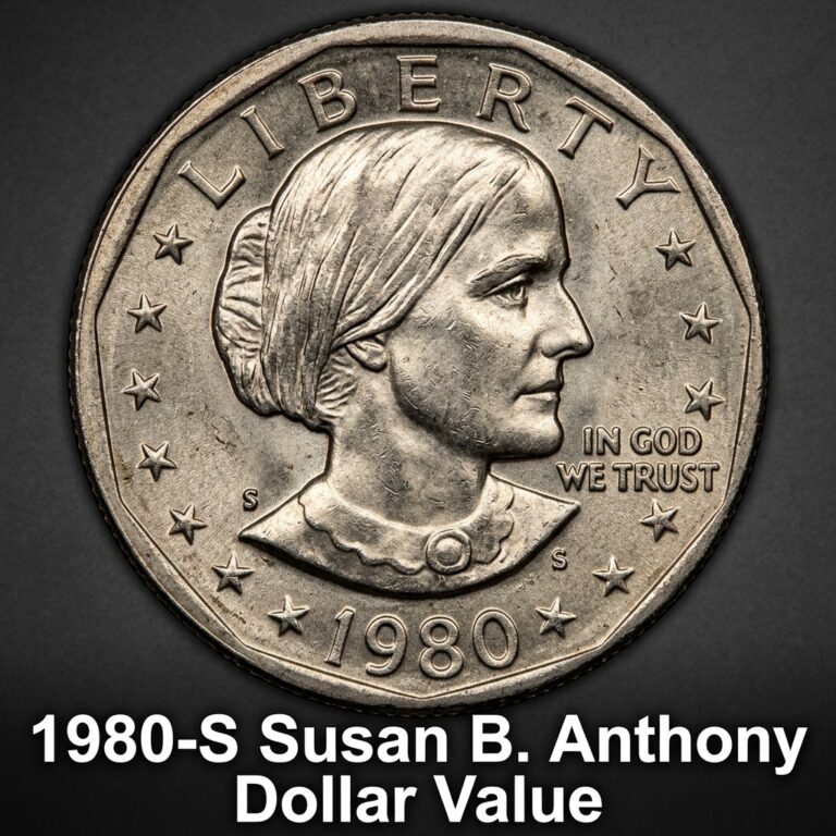 1980 S Susan B Anthony Dollar Value and Circulation Coin Guide