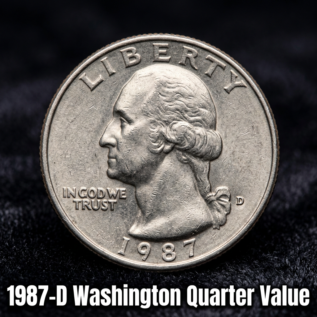 1987 D Washington Quarter Value and How Much Your Denver Mint Coin is Worth Today