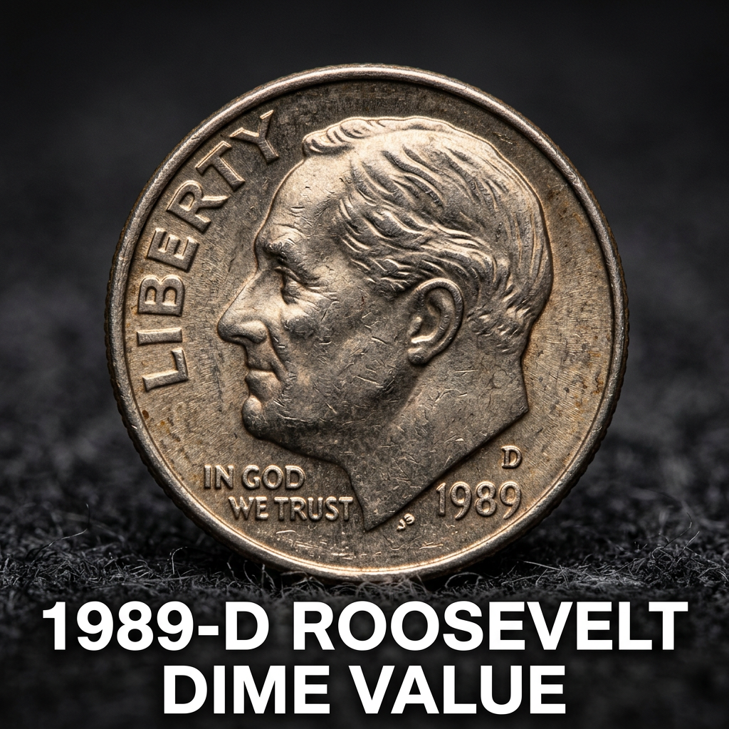 1989 D Roosevelt Dime Value Guide and History