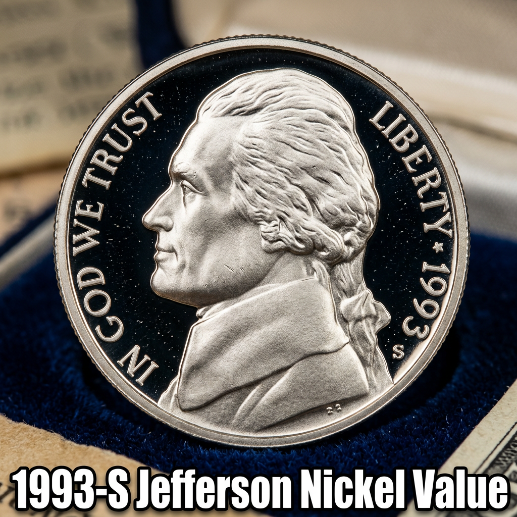 1993 S Jefferson Nickel Value and Complete Buyers Guide for Collectors