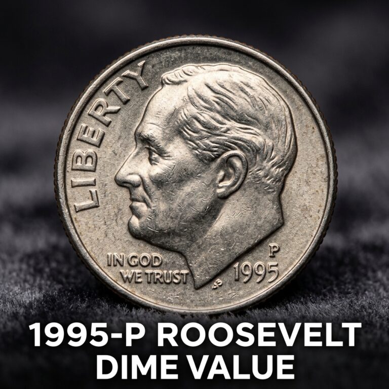 1995 P Roosevelt Dime Value Guide and Market Worth