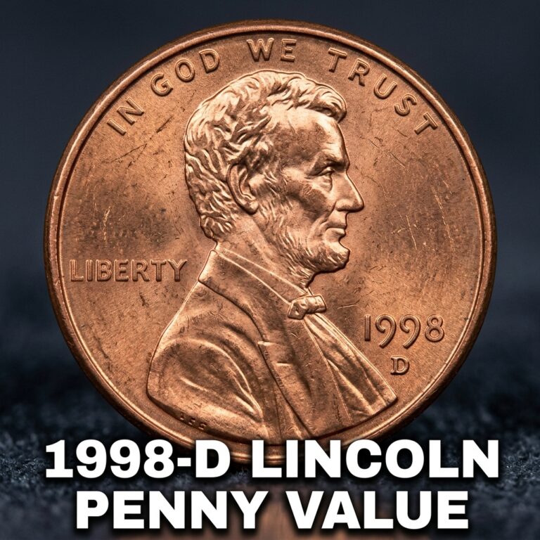 1998 D Lincoln Penny Value and Complete Price Guide for Collectors