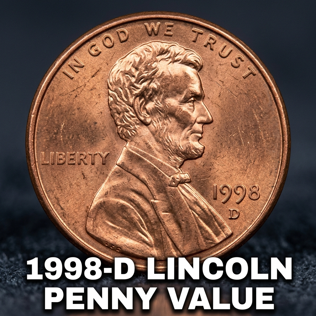 1998 D Lincoln Penny Value and Complete Price Guide for Collectors