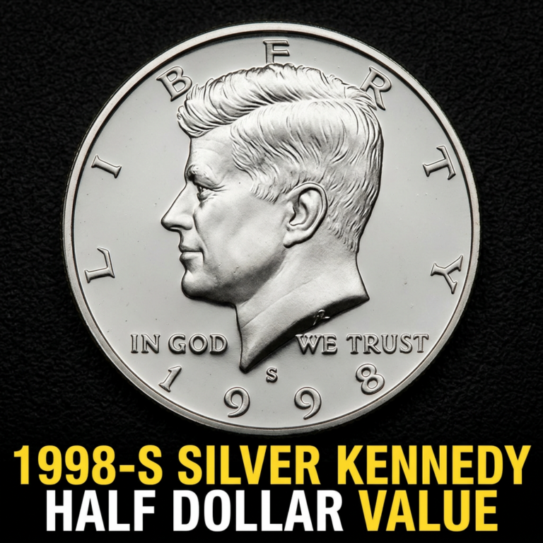 1998 S Silver Kennedy Half Dollar Value and Collector Price Guide
