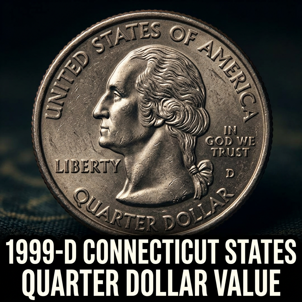 1999 D Connecticut States Quarter Value and Rarity Guide for Collectors