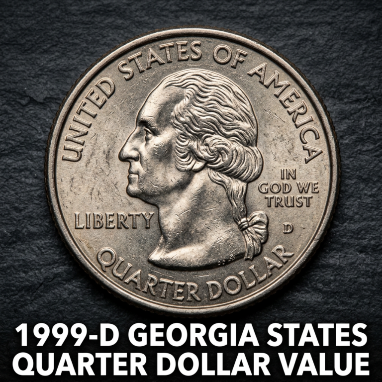 1999 D Georgia State Quarter Value and Rare Errors to Look For