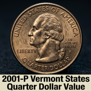 2001 P Vermont State Quarter Value and Guide for Collectors