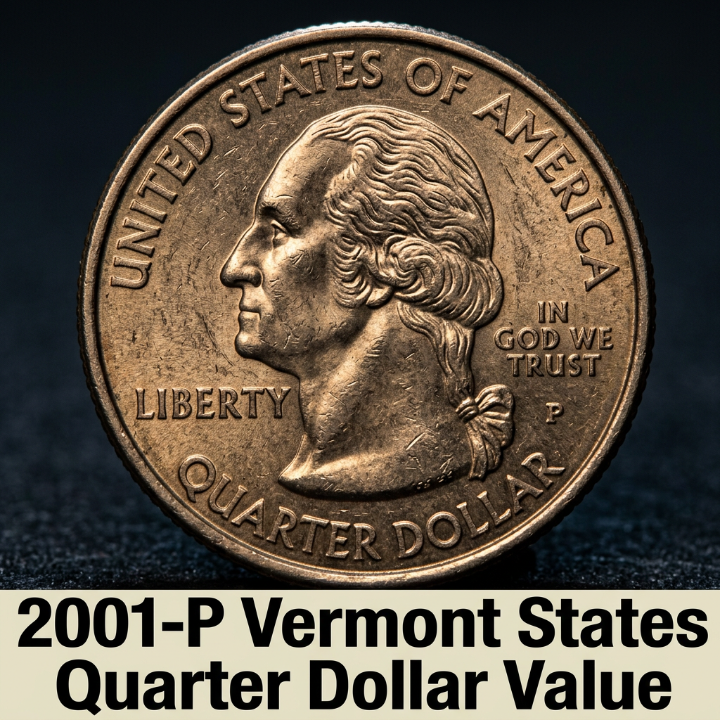 2001 P Vermont State Quarter Value and Guide for Collectors