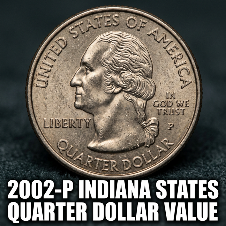 2002 P Indiana Quarter Dollar Value and Collector Guide