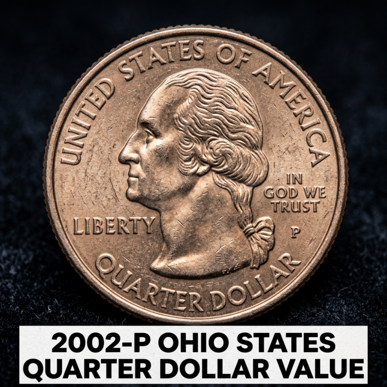 2002 P Ohio State Quarter Value and Worth for Rare Errors and Mint Conditions