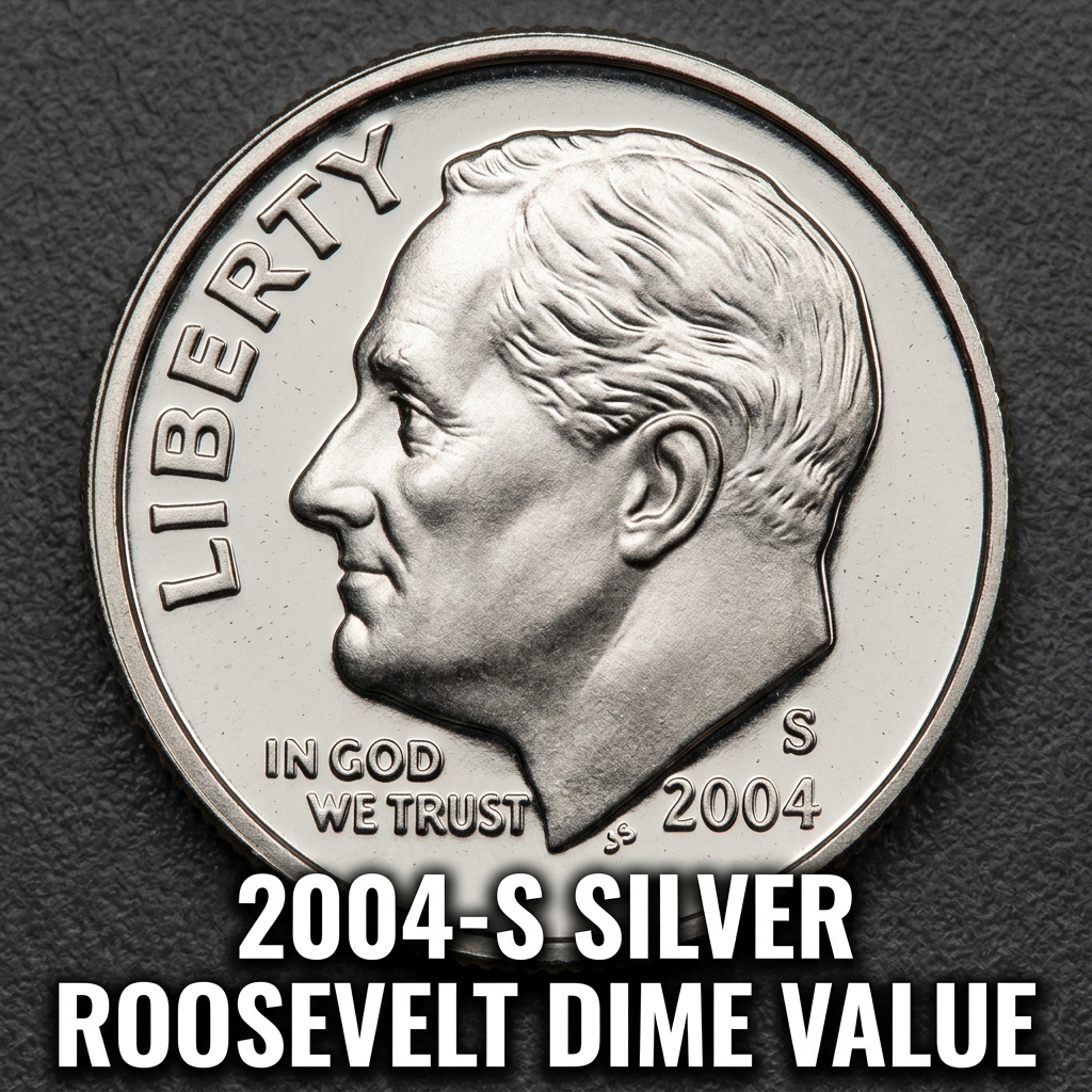 2004 S Silver Roosevelt Dime Value and History for Collectors