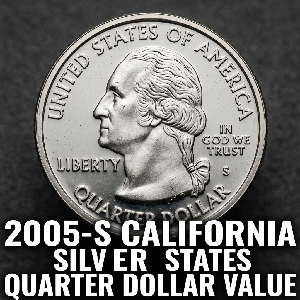 2005 S California Silver Proof Quarter Value and Price Guide