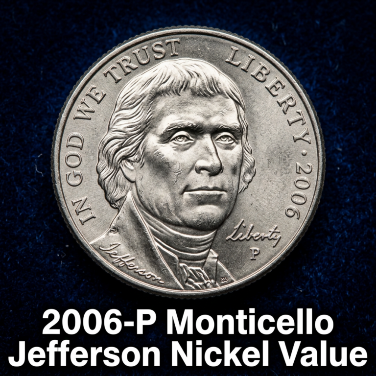 2006 P Monticello Jefferson Nickel Value Guide and Rarity Factors