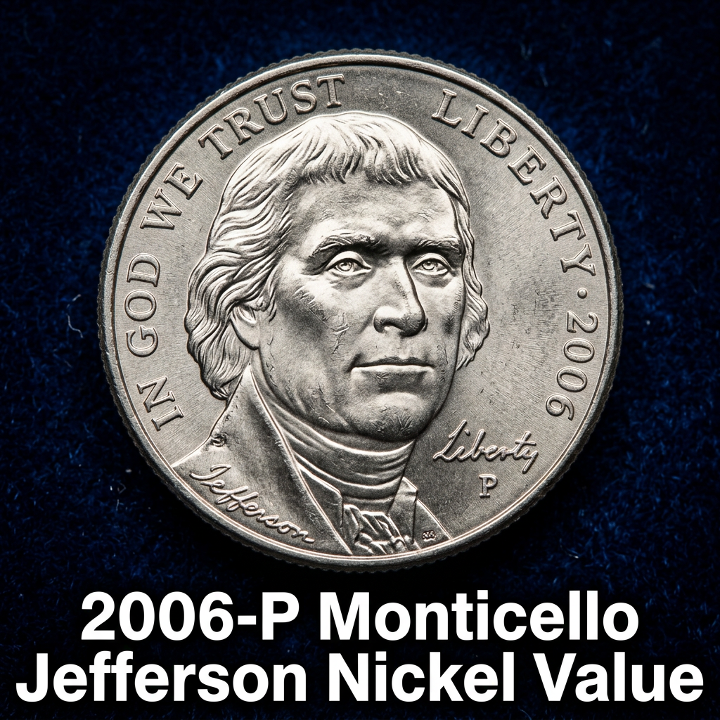 2006 P Monticello Jefferson Nickel Value Guide and Rarity Factors