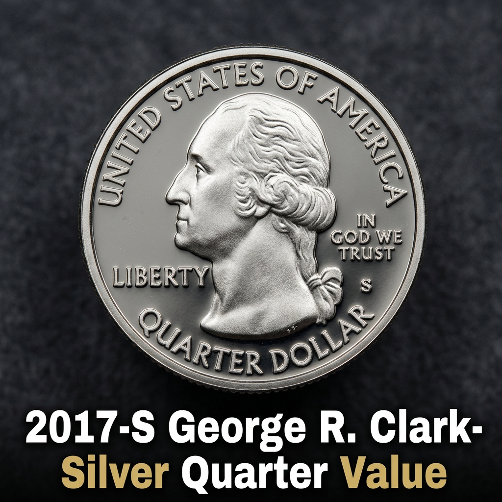 2017 S George Rogers Clark Silver Quarter Value and Rarity Guide