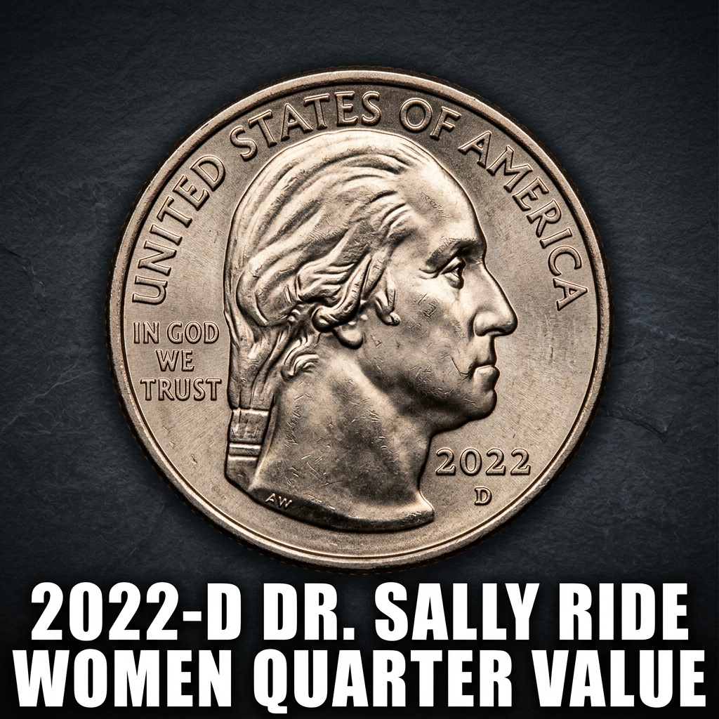 2022 D Dr Sally Ride Quarter Value and Rarity Guide for Collectors