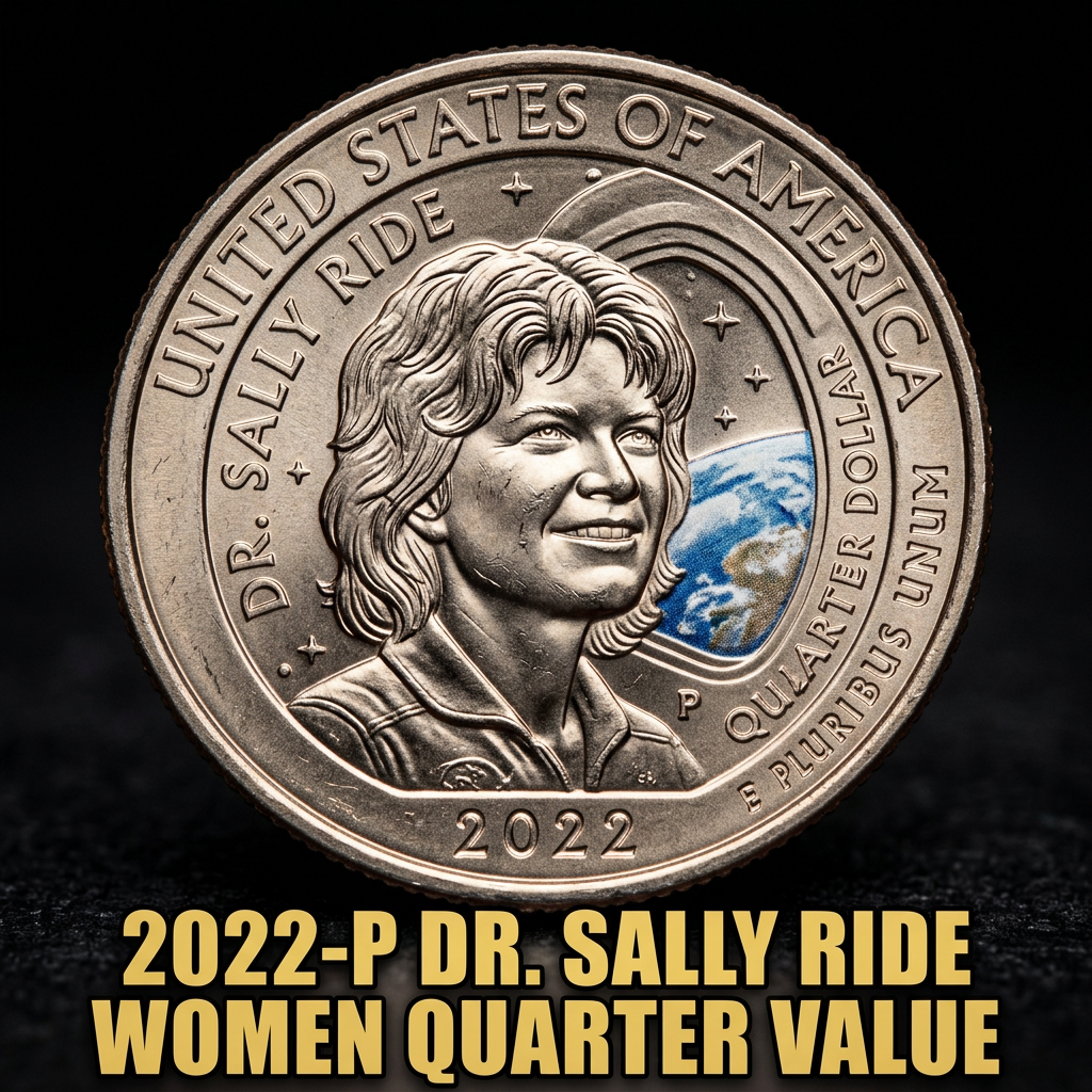 2022 P Dr Sally Ride Quarter Value and Rarity Guide for Collectors