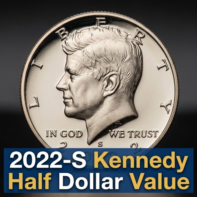 2022 S Kennedy Half Dollar Value and Collector Price Guide