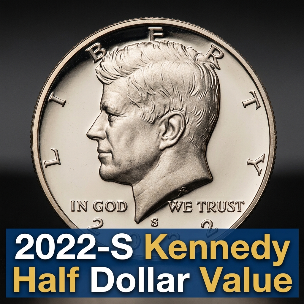 2022 S Kennedy Half Dollar Value and Collector Price Guide