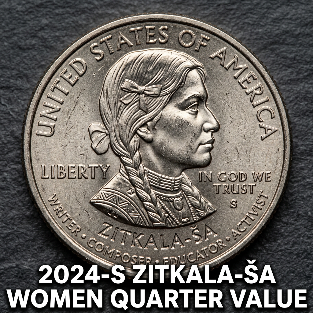 2024 S Zitkala Sa Women Quarter Value and Rarity Guide for Collectors