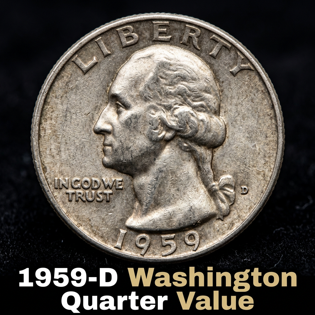 Current 1959 D Washington Quarter Value and Price Guide for Collectors