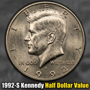 Discover how much a 1992-S Kennedy Half Dollar is worth today