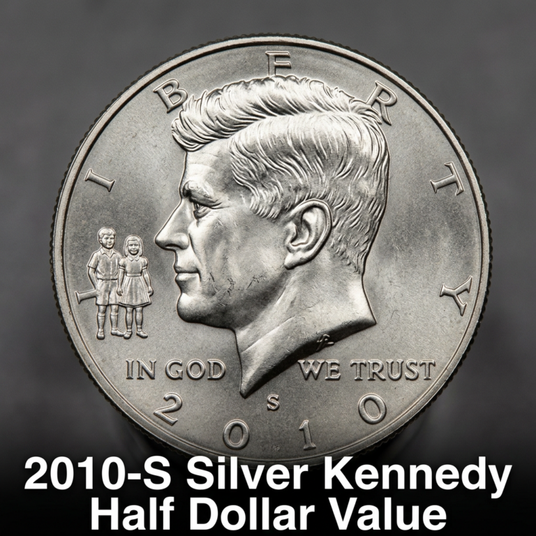 Discover the Current Market Value of a 2010 S Silver Kennedy Half Dollar