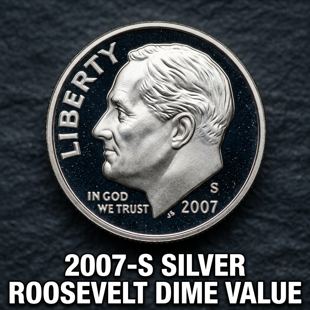 Find Out How Much Your 2007 S Silver Roosevelt Dime Value Is Today